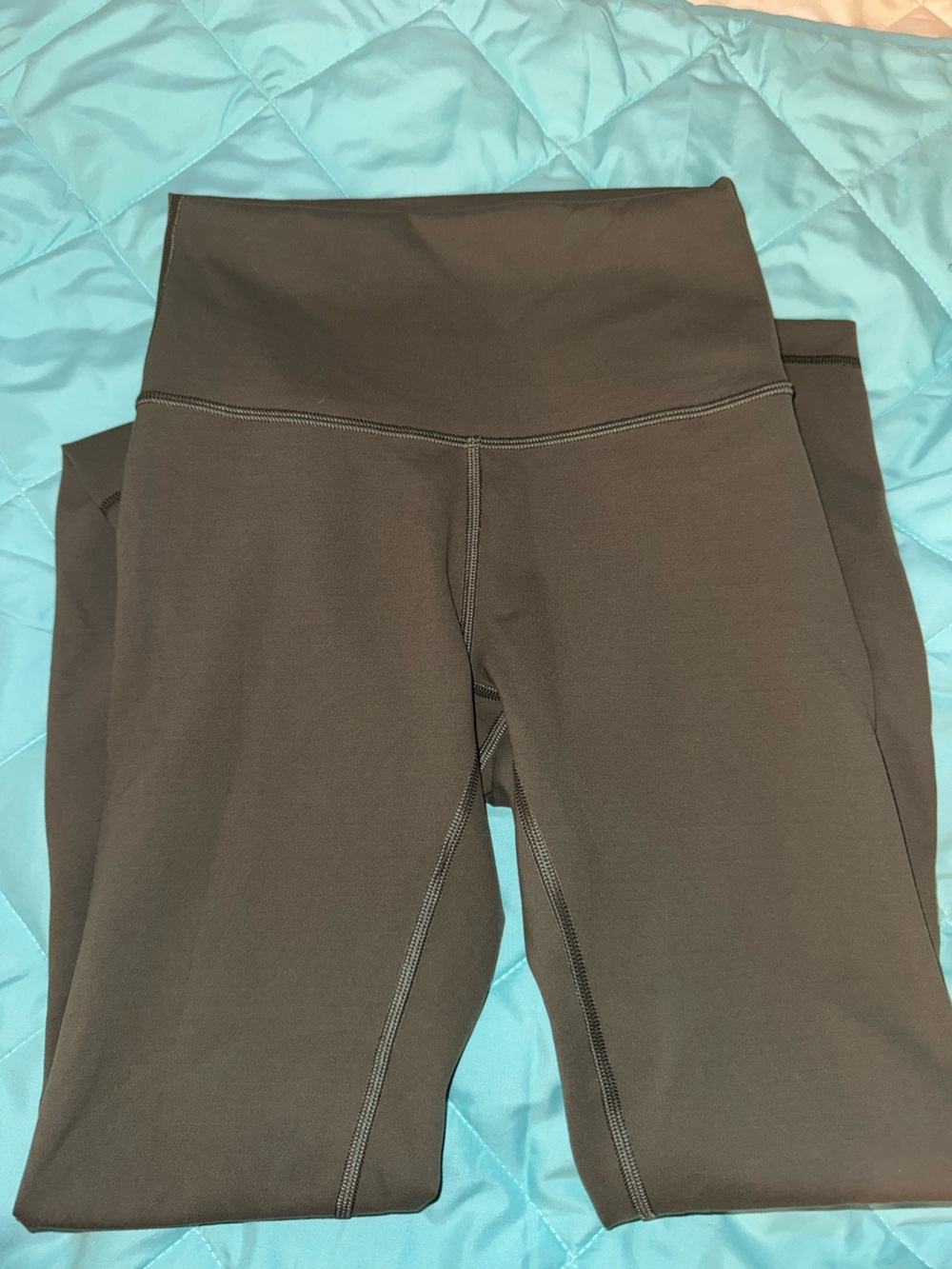 Lululemon Wunder Under High-Rise Leggings Olive Green Size 4